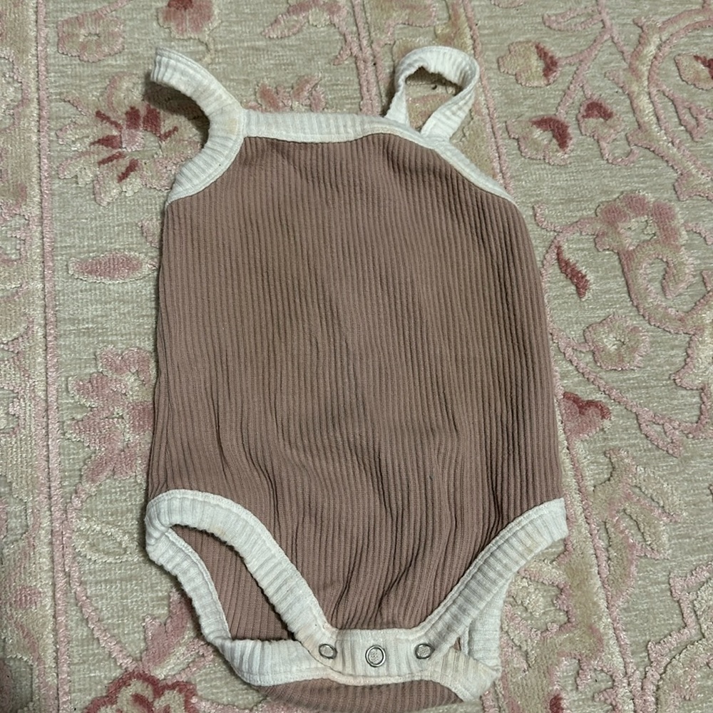 Orcas Lucille beige romper, 18-24 months
